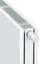Slika prikazuje termostat Viessmann ViCare na radiatorju.